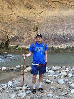 Hiking in Zions National Park