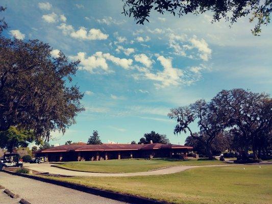 Historic clubhouse.