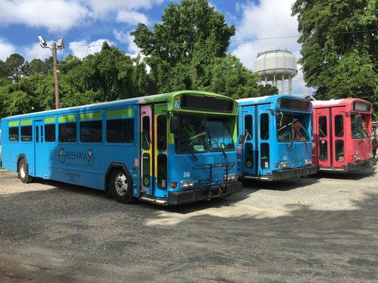 Our fleet of party buses!