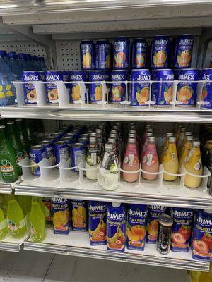 Great selection of Mexican and Salvadoran juices