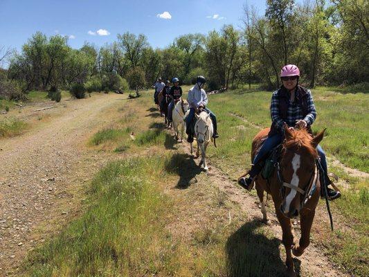 Mommy leading the Posse!