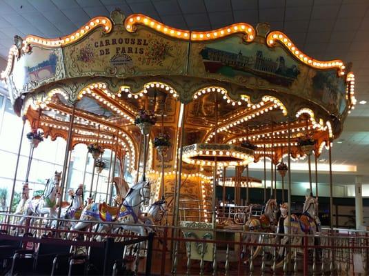 A carousel in the food court :)