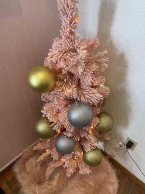 Festive Christmas tree