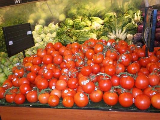 Tomatoes on the vine