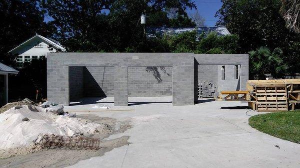 We build block and concrete Homes