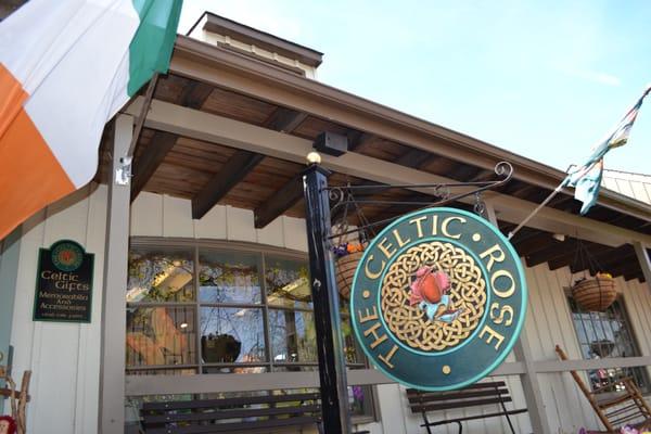 The Celtic Rose, Celtic & Irish Gift Shop. Located in the Courtyard of Peddler's Village in Lahaska, PA.