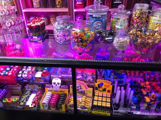 Quite a variety of handmade candies & childhood favorites.