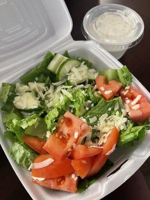 Side House Salad with Ranch