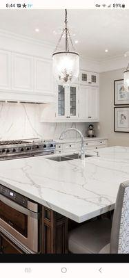 Calacatta Countertops with expresso cabinets
 #calacatta #quartz #cabinets