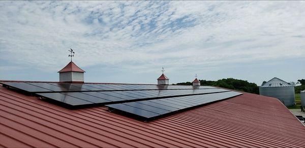 Metal Pitched Roof Installation in Southern IL