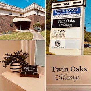 Use this door when visiting Twin Oaks Massage