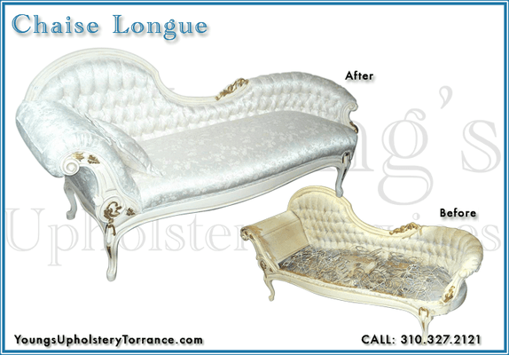 chaise longue before and after