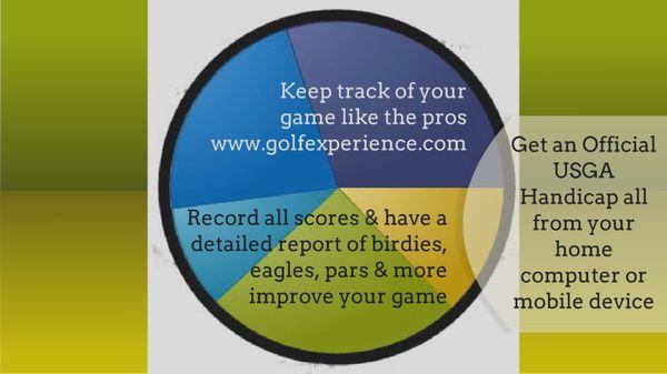 Receive an official USGA Handicap from your home computer