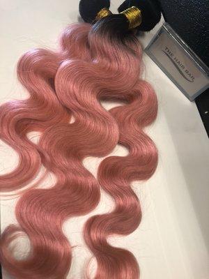 Pink Hair Bundles & Closures Available