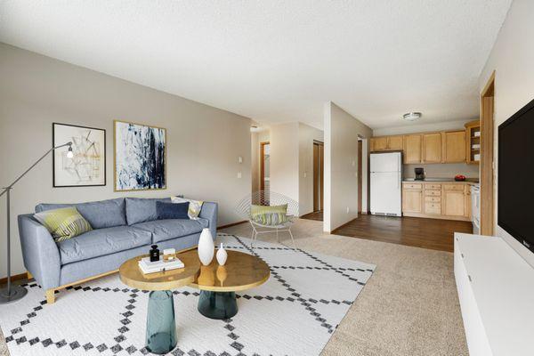 Living Room at Pebblebrook Court