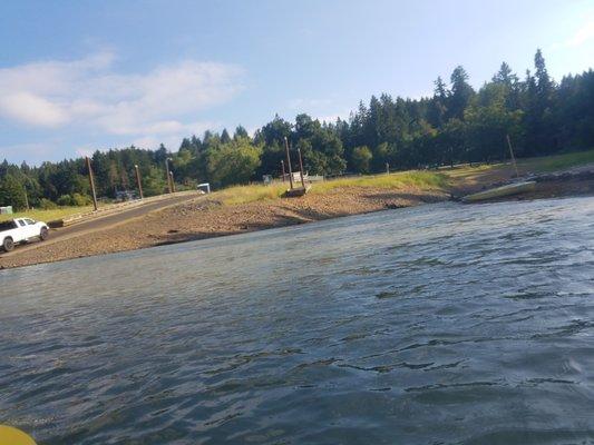 July 1, 2021 * Baker Bay Campground * The water is so low!