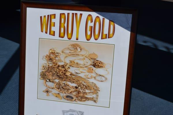 Unworn, Broken, or Unwanted Gold, Platinum or Silver items can be traded in for immediate cash!