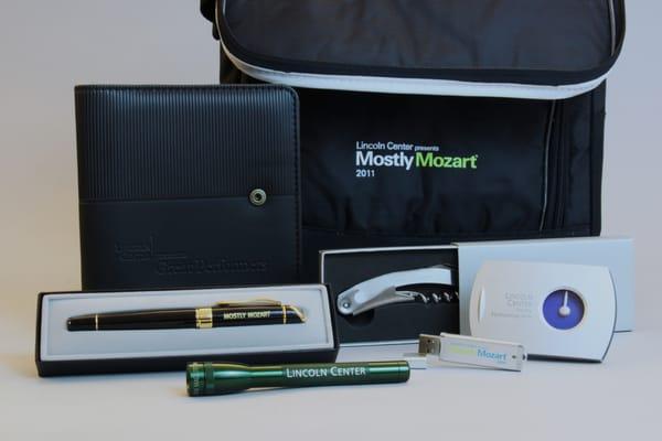 Customized Promotional Items for Mostly Mozart Festival