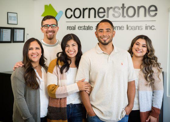 We are the people who make up Cornerstone Real Estate and Home Loans.