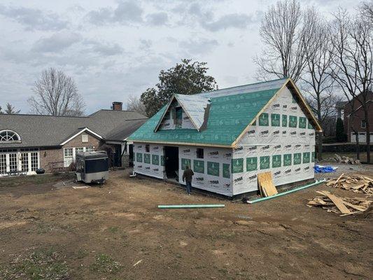 2 story garage with living space