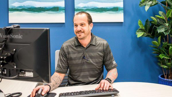 Credit Union West Kierland Branch manager working in Scottsdale.