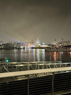 JLS Holiday Tree Lighting.  Future Water Taxi dock in-progress