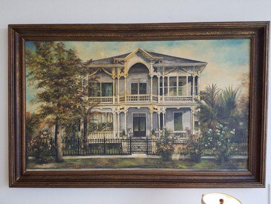 painting restoration and frame repair.