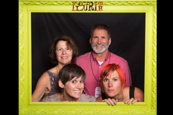 Chris and Ron Scrivani, with Daughters, Gina and Angela.