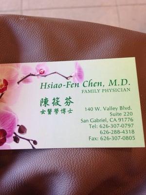 Hsiao Fen Chen MD