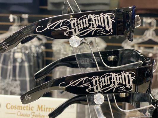 San Antonio Custom Made Engraved Sunglasses