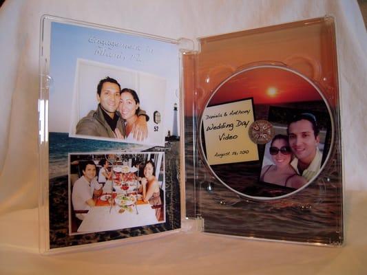 Wedding DVD, inside case