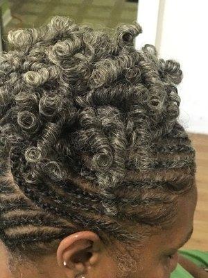 Braided doux with rods