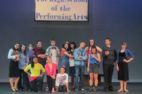 The Cast of "Fame" - Aug. 2012