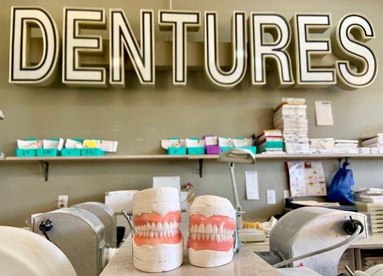 Denture and Dental Services has a full-service on-site lab.