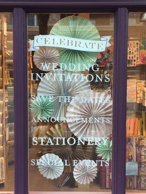 Super cute window at Paper Source!