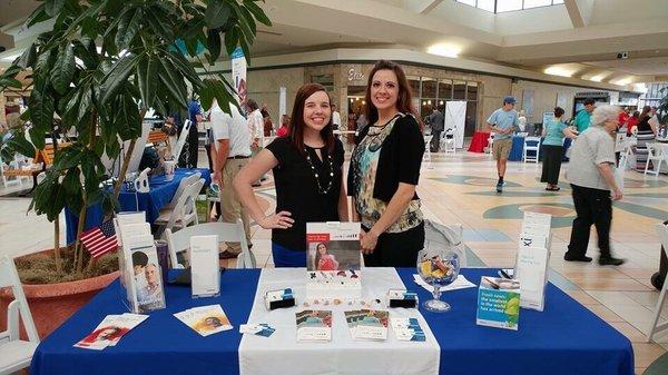 Dr. Guerrero and Dr. Kuykendall at the Senior Expo in Port Arthur!