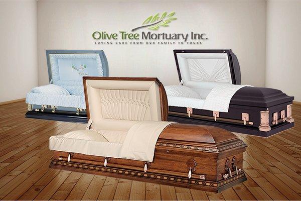 Large casket selection