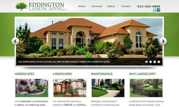 Web Design for Eddington Landscaping