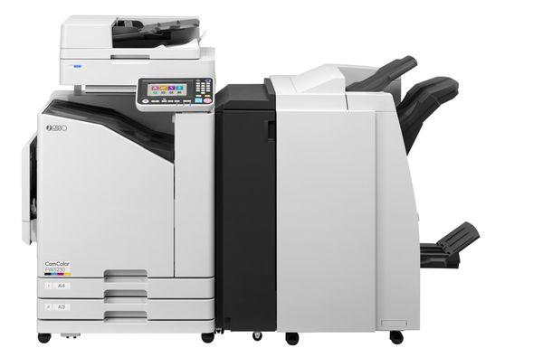 RISO FW5230 + Multi-Function Finisher - Prints in full color for less that 2 cents per page!