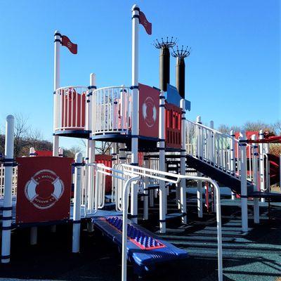 steamboat themed playground