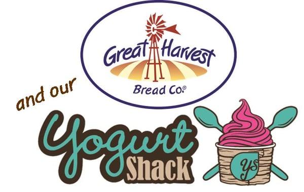 A new addition to Great Harvest Bread Co.!  There are 18 different frozen yogurt flavors and over 40 toppings to choose from.