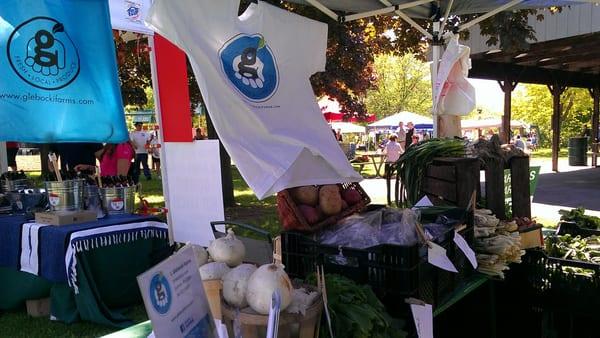 Glebocki Farms tent at the Orange County 4th Annual Earth & Water Festival