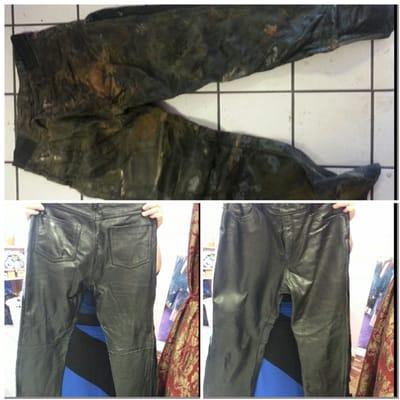 We offer leather restoration