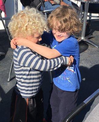 Our grandsons love each other even though CA to CO is a long ways