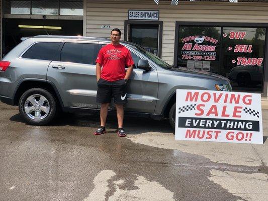 My and his new ride 2011 Jeep SUV