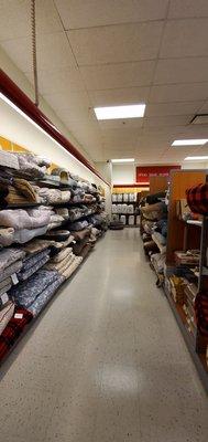 A whole aisle of just doggy beds!