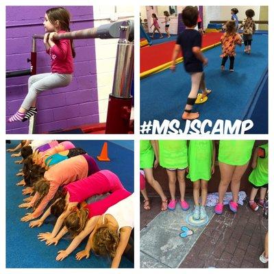 Gymnastics Camp Days all year long! 
 During school breaks and the summertime.
 
 Where structure meets fun! 
 -#MsJsCamp