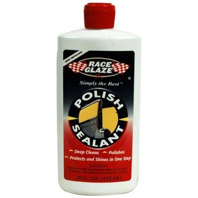 Race Glaze Polish & Sealant is three products in one bottle. - Cleaner  - Removes fine scratches  - Protectant