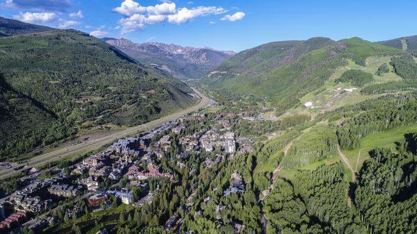 Vail from the sky