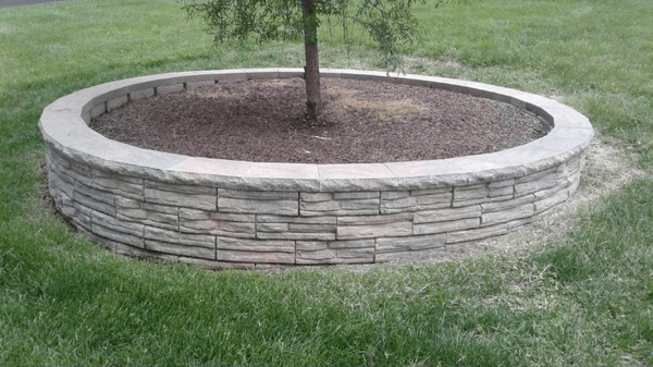 Retaining wall installation